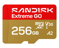 Karta pamięci microSD Sandisk 256GB microSDXC Extreme Go UHS-I 240/160 MB/s